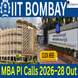 IIT Bombay MBA PI Calls 2026–28 Out; Interviews to Begin from March 5